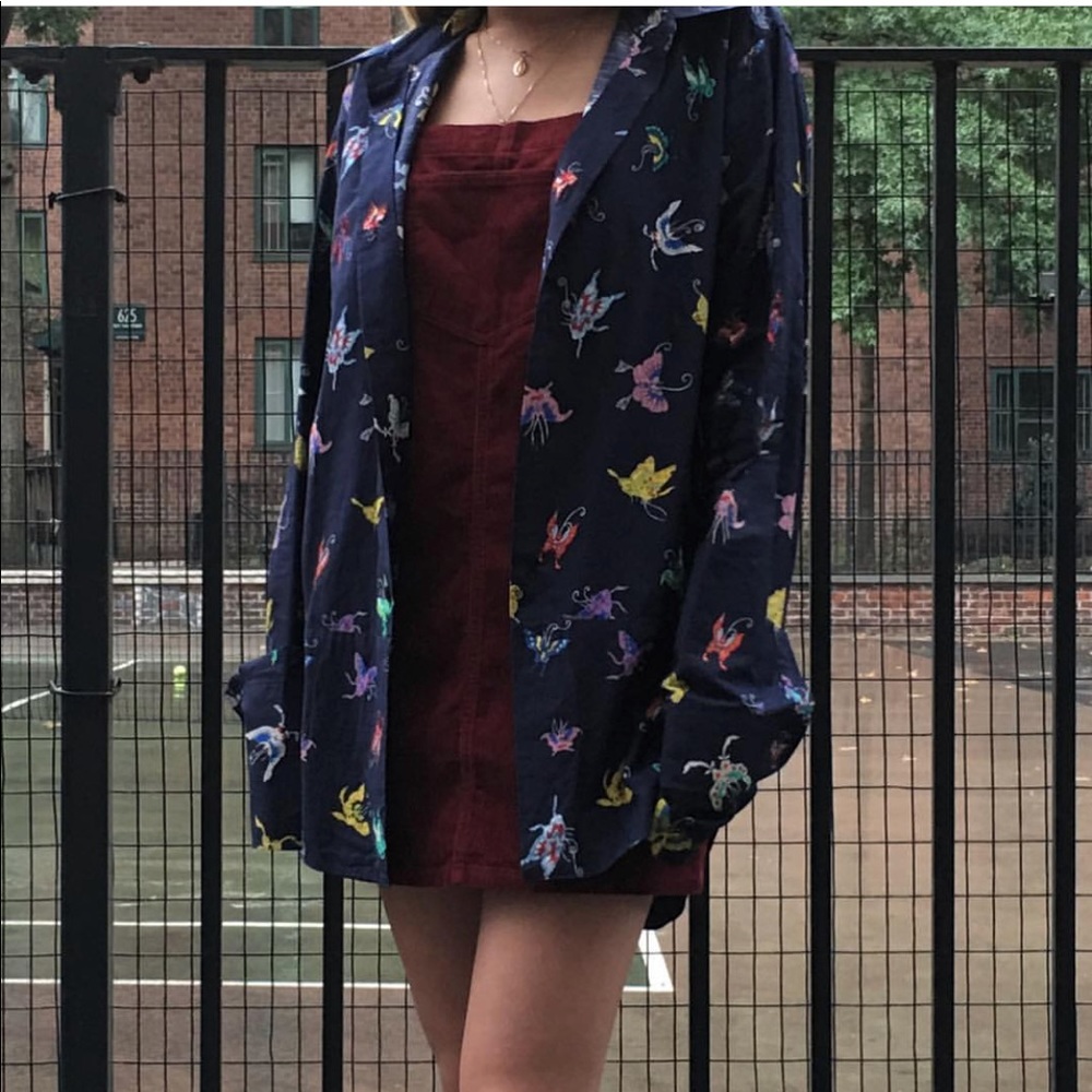 Forever 21 Corduroy Overall Minidress